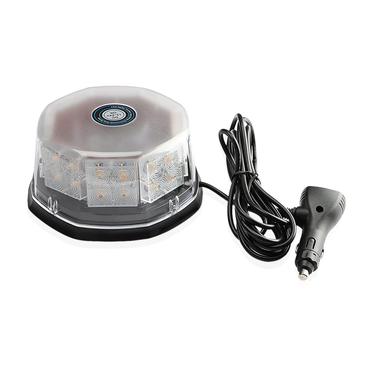 Amazon.co.jp: 回転灯 ランプ 黄色発光 フラッシュビーコン 12V24V